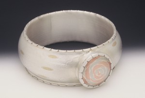 Pillbox Bangle: Sterling, Bronze, Copper & Nickel